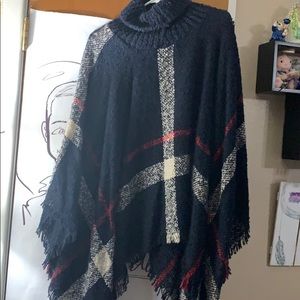 Cute autumn poncho